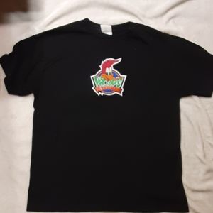 Woody woodpecker vintage cartoon black tshirt size large